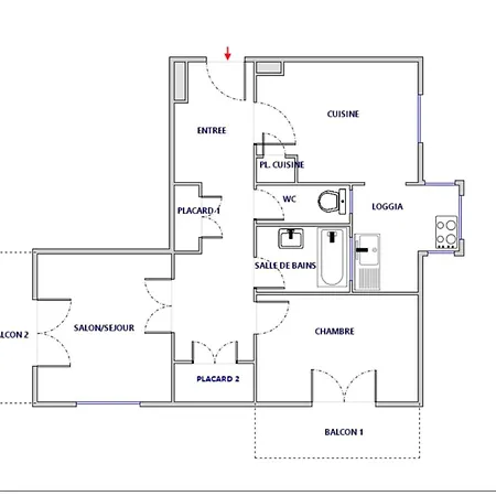 Cosy T2 Bis Avec 2 Balcons Cave A Skis Velos Et Parking Gratuit Apartment Modane